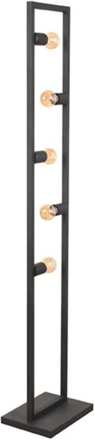 LABEL51 | Vloerlamp Quadrato Zwart Metaal | Woonaccessoires | Vloerlamp - Foto 2