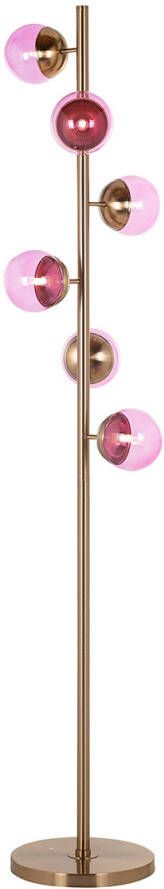 Richmond Interiors Richmond Vloerlamp 'Zola' 6-lamps kleur Brushed Gold