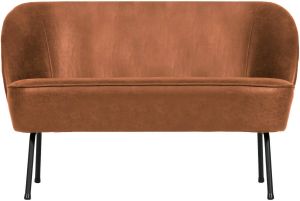 BePureHome Eetkamerbank 'Vogue' Leder kleur Cognac