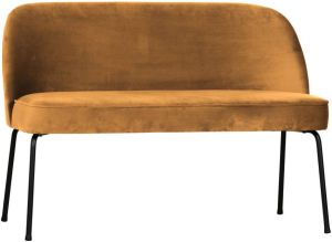 BePureHome Vogue Eetbank Fluweel Mosterd 82 5x120x59