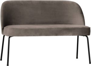 BePureHome Eetkamerbank 'Vogue' Velvet kleur Nougat