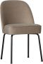 BePureHome Eetkamerstoel 'Vogue' Velvet kleur Khaki - Thumbnail 3