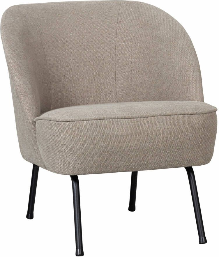 BePureHome Vogue Fauteuil Geweven stof Zand 69x57x70