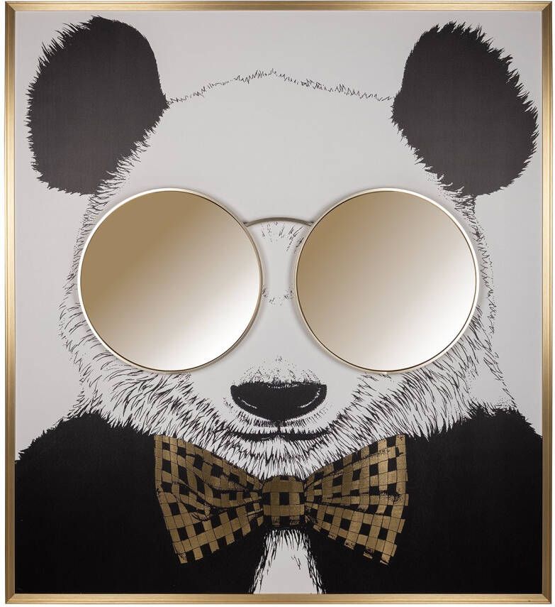 Richmond Interiors Richmond Wall Art shiny Panda Zwart