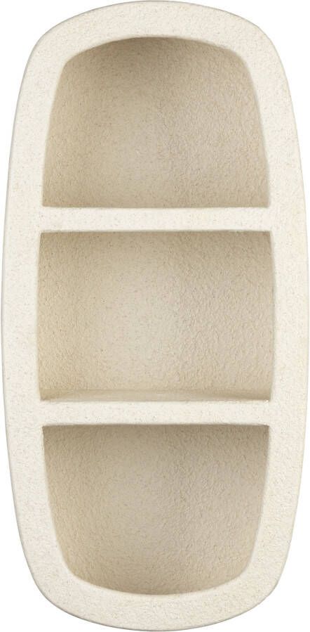 Dutchbone Wandplank Veda Gerecycled marmer 81 x 40cm Beige