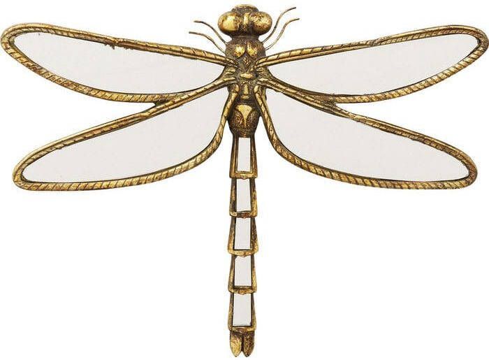 Wanddecoratie Dragonfly Spiegel 35cm ***PRELOVED***