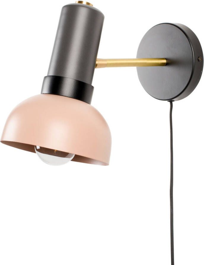 Zuiver Wandlamp Charlie Grijs Roze