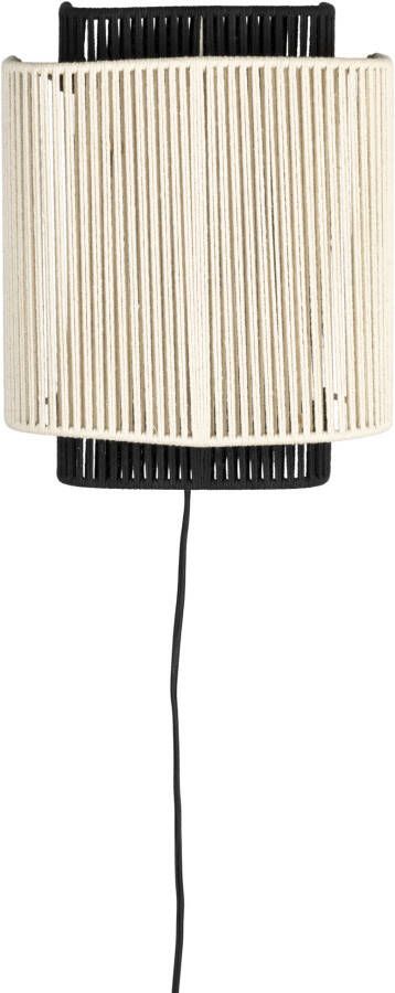 Dutchbone Wandlamp Elon Katoen Beige