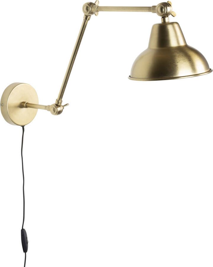 ZILT Wandlamp 'Vardon' kleur Brass