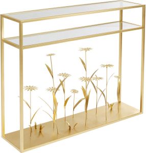 Kare Design Sidetable Flower Meadow Gold