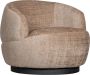 BePureHome Woolly Draaifauteuil Chenille Zand 71x84x88 - Thumbnail 2