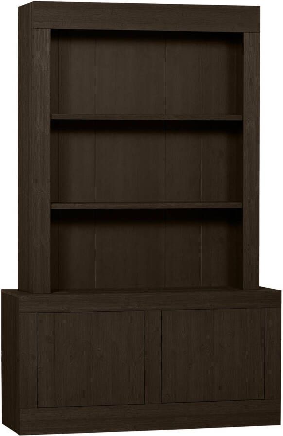 WOOOD Buffetkast Vienna met lades en open planken h 230 cm x b 146 cm