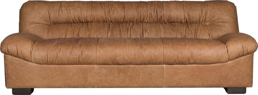 Dutchbone | Bank Douglas Wax Leather Cognac | Zitmeubels woonkamer | 3-zitsbank
