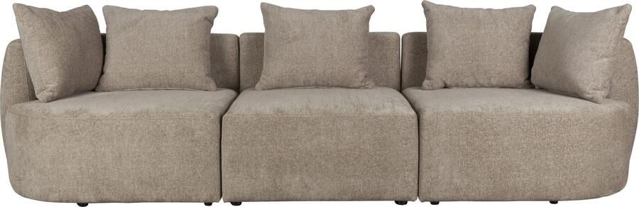 Dutchbone | Bank Rocca 4.5 Seater Cappuccino | Zitmeubels woonkamer | 4 5-zitsbank