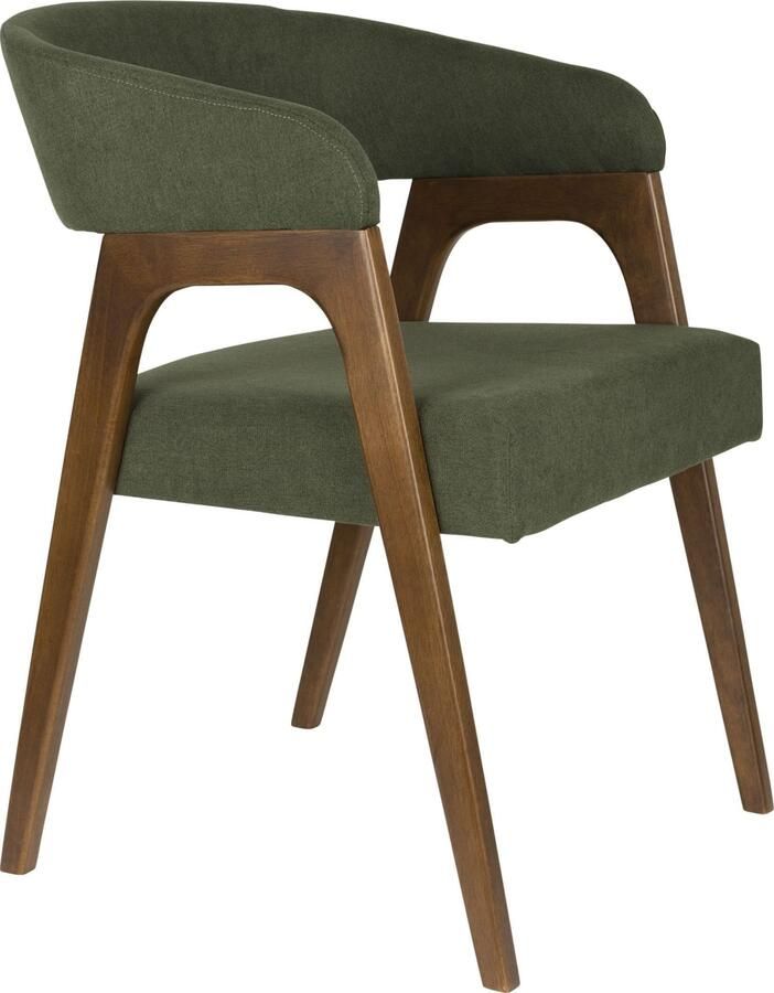 Dutchbone | Dutchbone | Armstoel Adamello Green | Eetkamerstoelen | Armstoel | Eetkamerstoelen | Armstoel