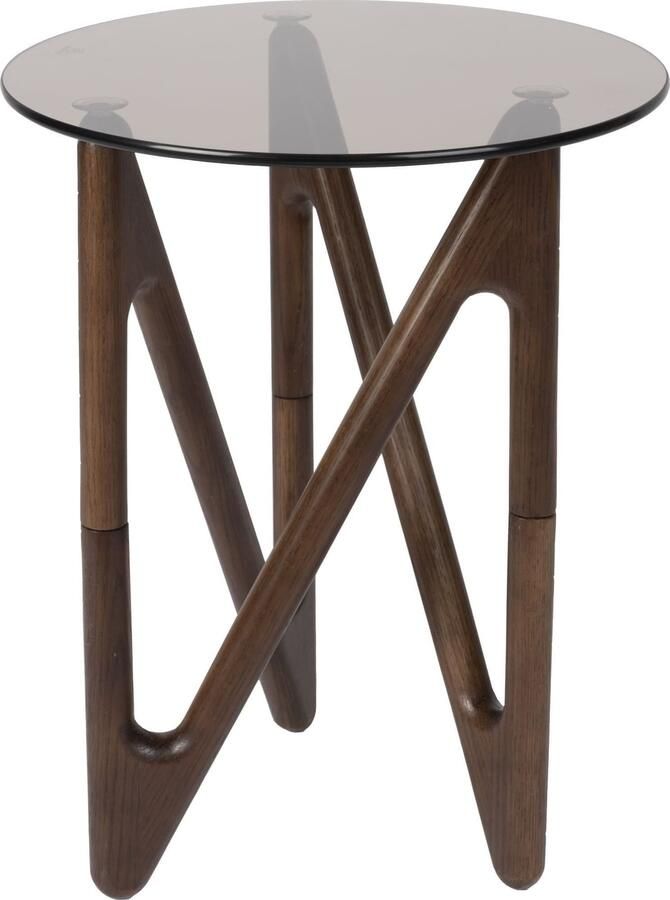 Dutchbone | Dutchbone | Bijzettafel Naia Walnut | Woonkamertafels | Bijzettafel | Woonkamertafels | Bijzettafel