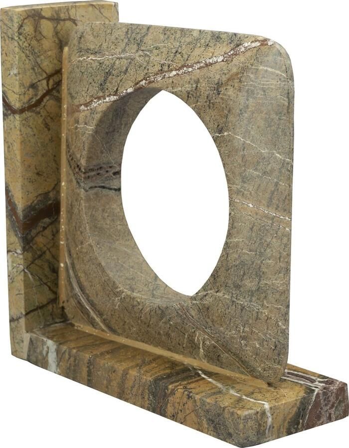 Dutchbone | Dutchbone | Book End Satpura Brown Marble (set Of 2) | Woonaccessoires | Woonaccessoire | Woonaccessoires | Woonaccessoire