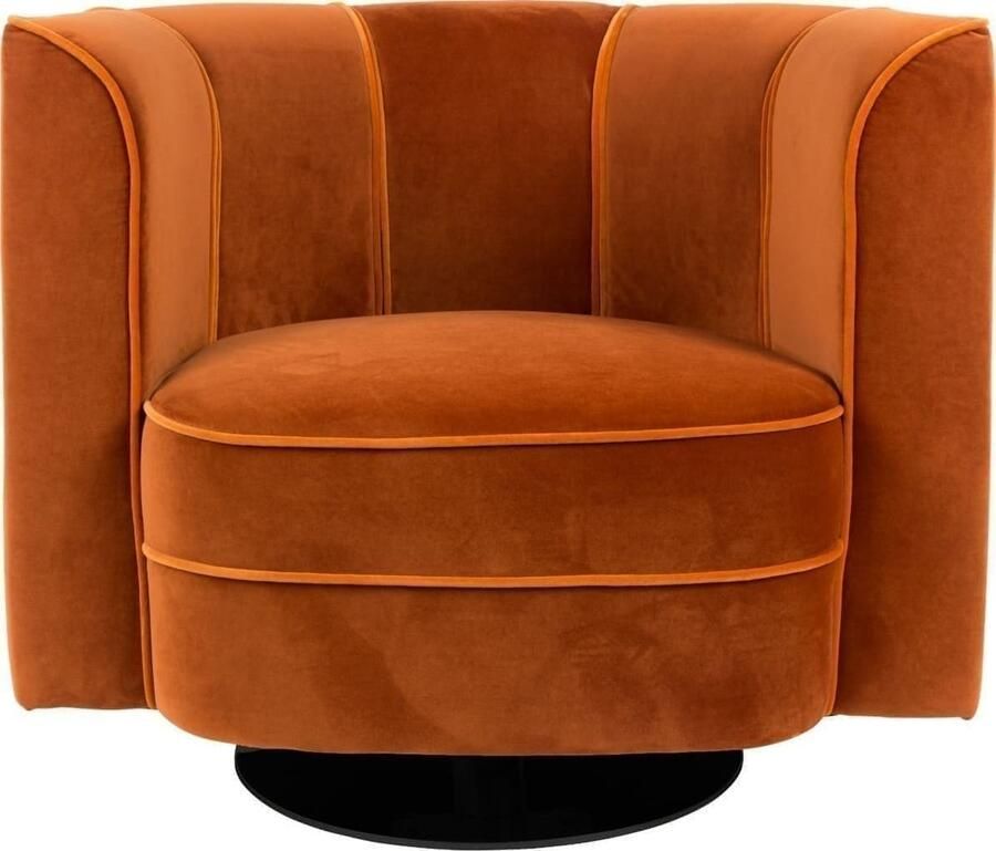 Dutchbone | Dutchbone | Fauteuil Flower Orange | Zitmeubels woonkamer | Fauteuil | Zitmeubels woonkamer | Fauteuil - Foto 2