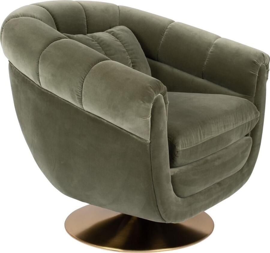 Dutchbone | Dutchbone | Fauteuil Member Olive | Zitmeubels woonkamer | Draaifauteuil | Zitmeubels woonkamer | Draaifauteuil