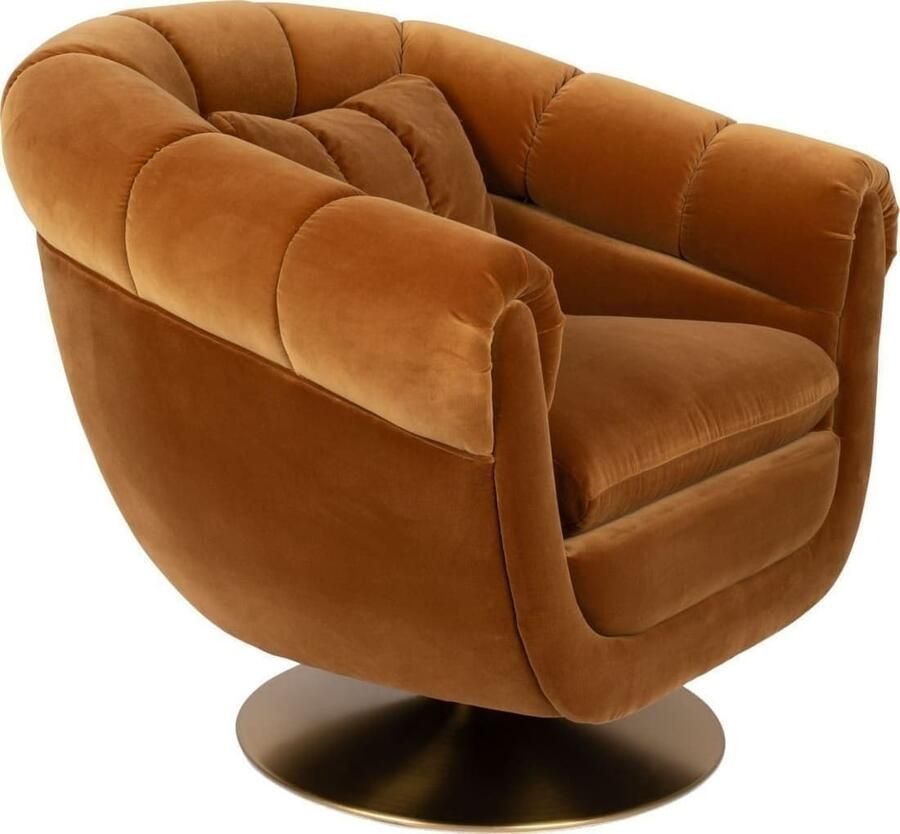 Dutchbone | Dutchbone | Fauteuil Member Whiskey | Zitmeubels woonkamer | Draaifauteuil | Zitmeubels woonkamer | Draaifauteuil