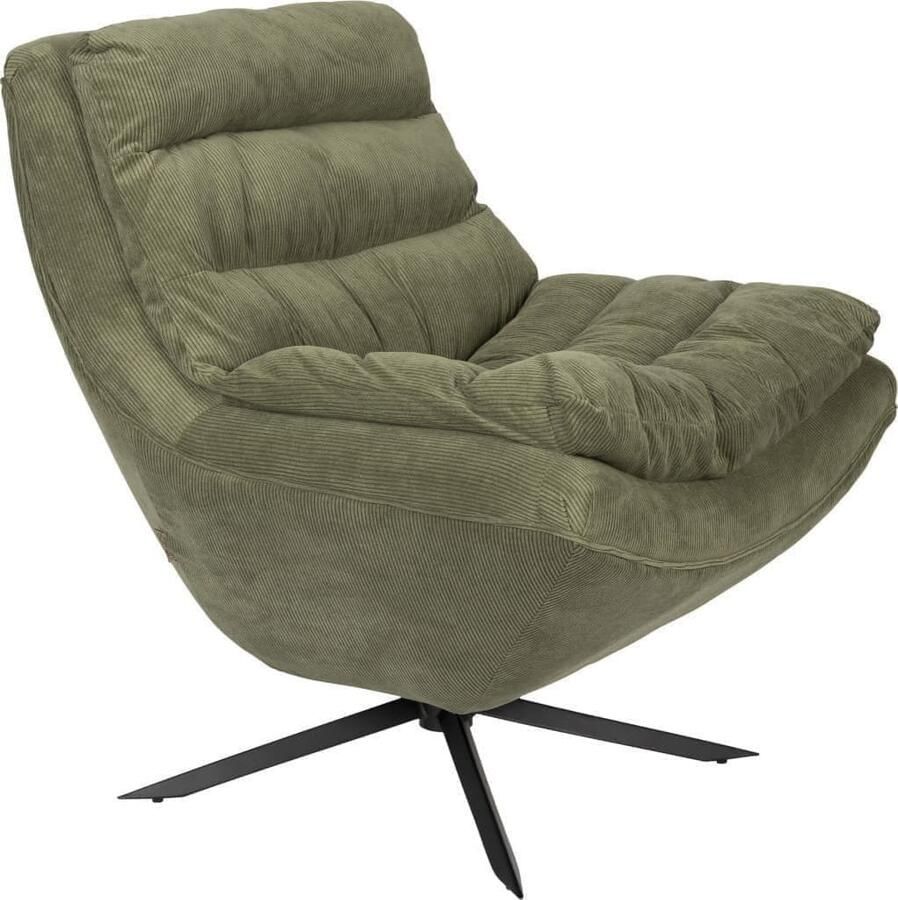 Dutchbone | Dutchbone | Fauteuil Vince Green | Zitmeubels woonkamer | Draaifauteuil | Zitmeubels woonkamer | Draaifauteuil - Foto 1
