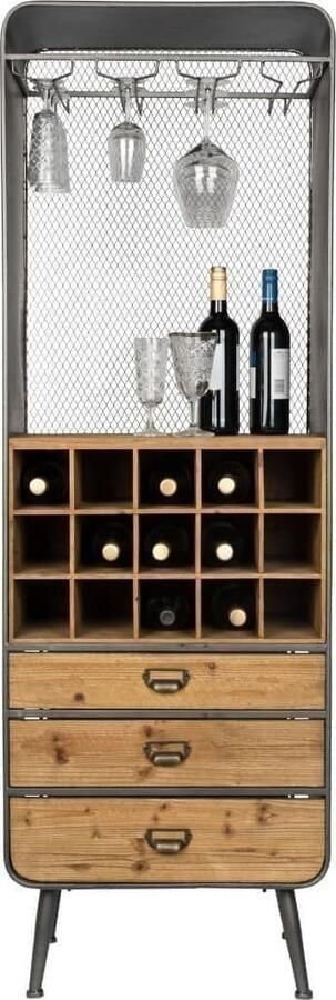 Dutchbone | Dutchbone | Kast Vino | Woonkamer meubels | Wijnkast | Woonkamer meubels | Wijnkast - Foto 2