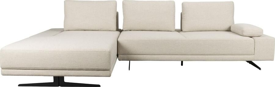Dutchbone | Dutchbone | Shelly Bank Off-white Links Chaise Longue | Zitmeubels woonkamer | Hoekbank | Zitmeubels woonkamer | Hoekbank - Foto 3