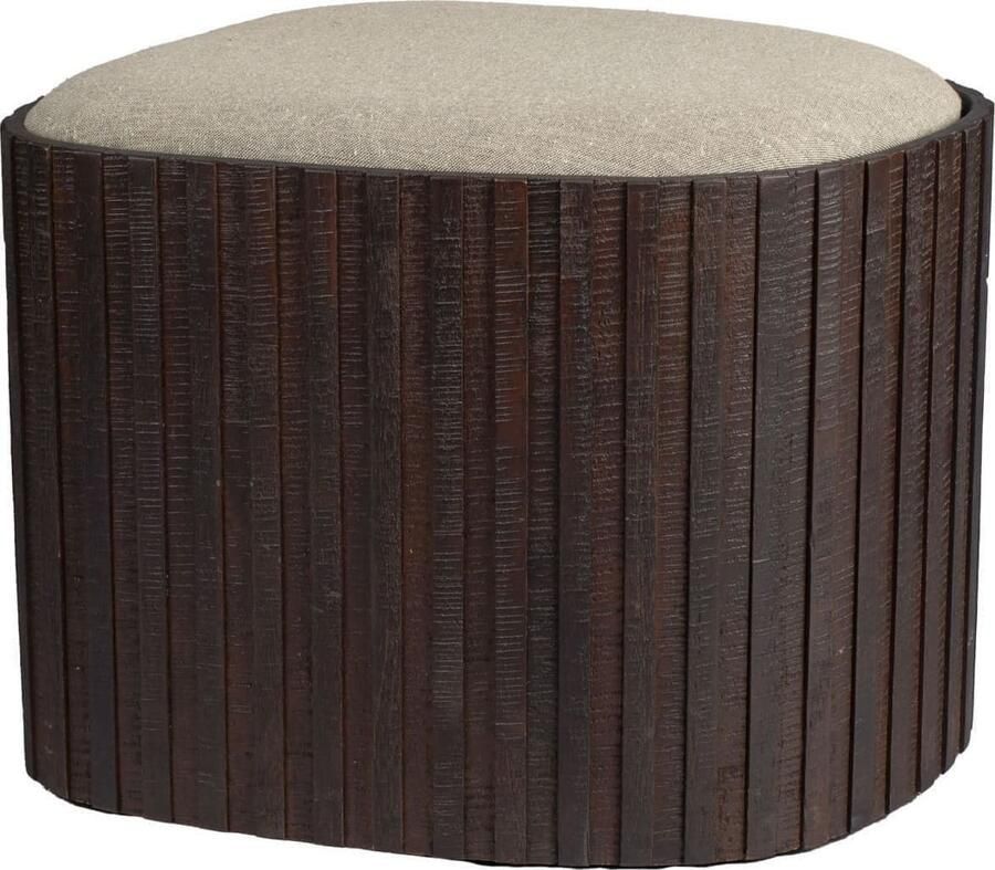 Dutchbone | Dutchbone | Storage Poef Bay Low | Woonaccessoires | Poef | Woonaccessoires | Poef - Foto 2