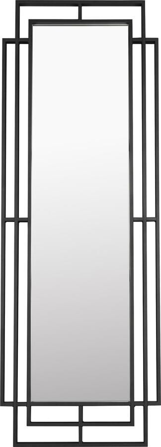 Dutchbone Staande Spiegel Ramsey 170 x 60cm Zwart Passpiegel - Foto 3
