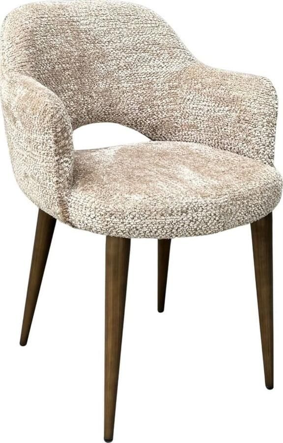 Richmond Interiors Richmond Eetkamerstoel Delphina Chenille Naturel