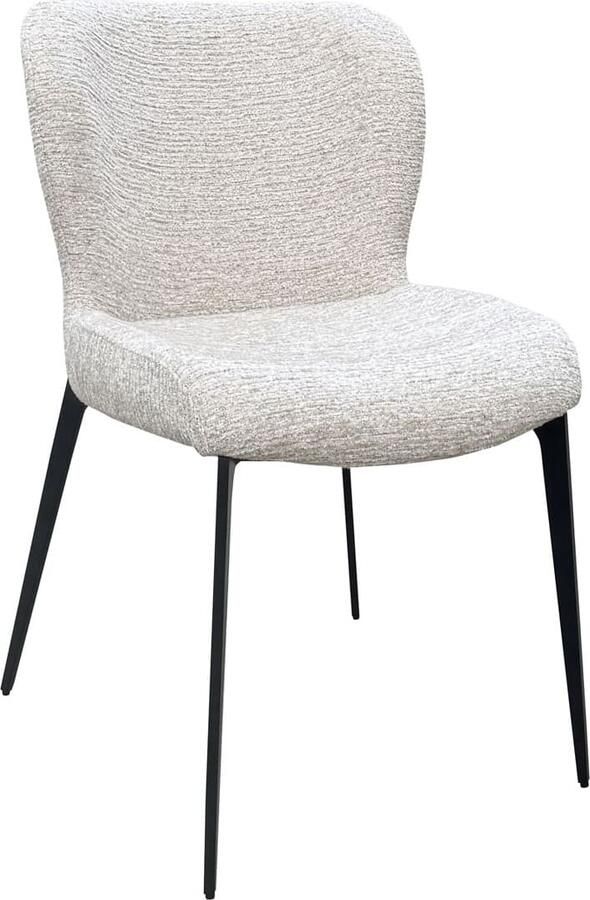Richmond Interiors Richmond Eetkamerstoel Sergio Linear stof Naturel
