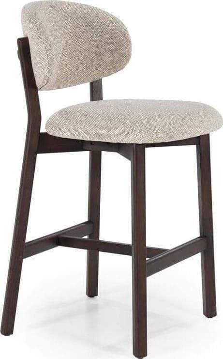 Eleonora | Barstoel Mikky Bruin Taupe Moon | Zitmeubels eetkamer | Barstoel