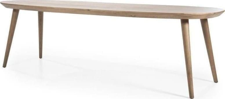 Eleonora Deens Ovale Eettafel Elijah Eiken 220 x 100cm Bruin Ovaal Japandi