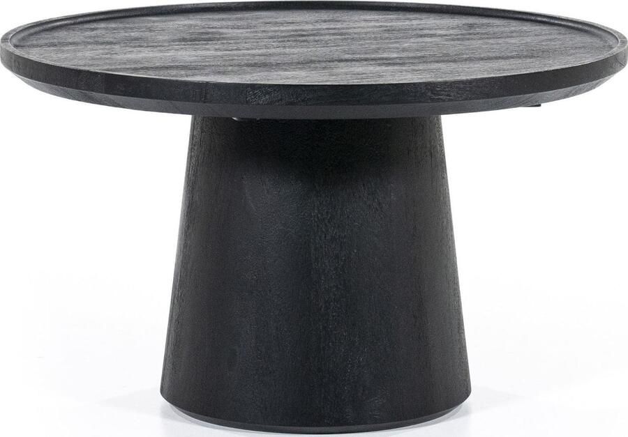 Eleonora | Salontafel Ron 66x39 zwart | Woonkamertafels | Salontafel