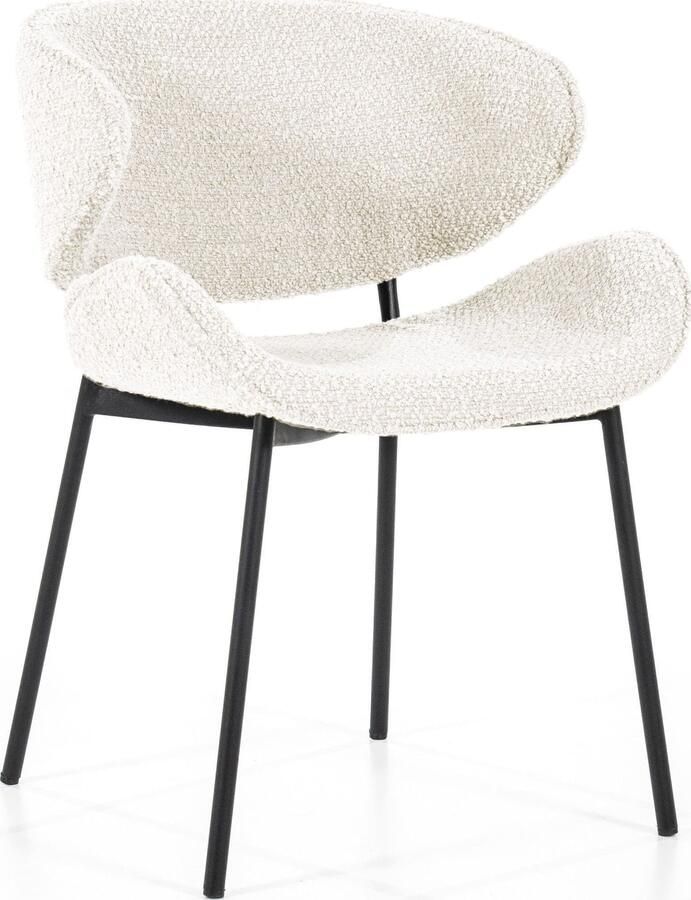 Eleonora | Stoel Tess beige spark | Zitmeubels eetkamer | Eetkamerstoel - Foto 3