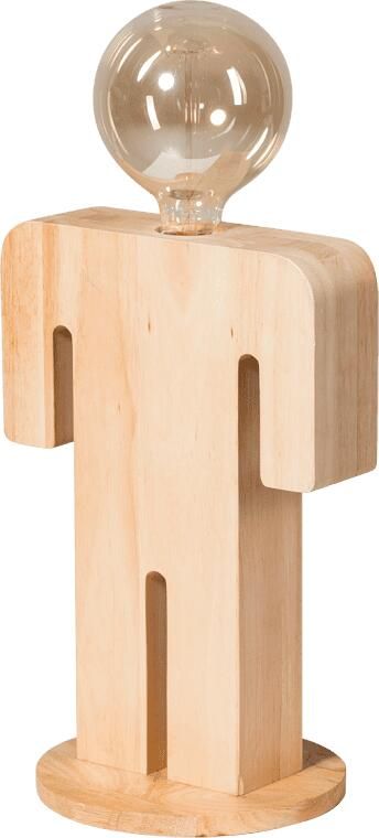 ETH verlichting | Adam XL tafellamp hout | Woonaccessoires | Tafellamp