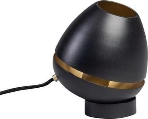 ETH verlichting | ETH Claire Tafellamp E27 Zwart+goud + Magneet Kap 15cm | Woonaccessoires | Tafellamp