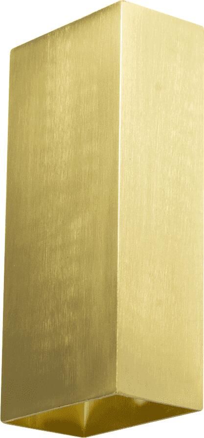ETH verlichting | ETH David Wandlamp 2x GU10 Goud Messing | Woonaccessoires | Wandlamp