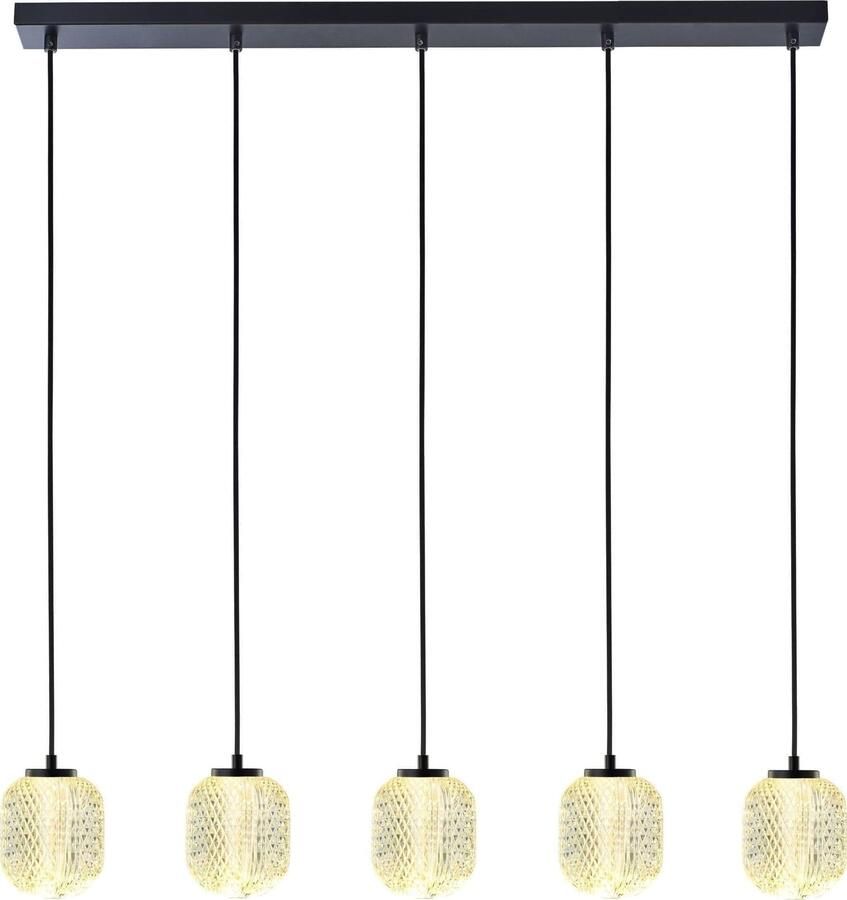 ETH verlichting | ETH Kristel Hanglamp Balk 5x G9 | Woonaccessoires | Hanglamp