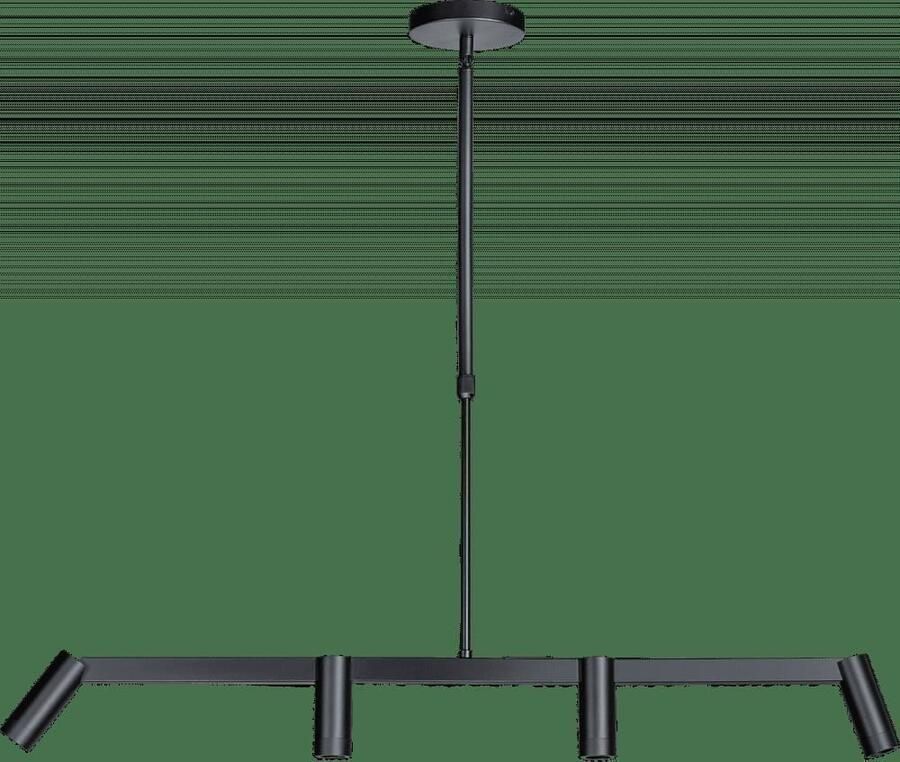 ETH verlichting | ETH Miller Hanglamp 4x E27 Zwart | Woonaccessoires | Hanglamp