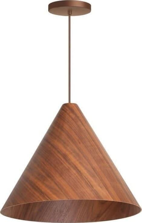 ETH verlichting | ETH Robin Hanglamp E27 230v Dia.450mm Walnut | Woonaccessoires | Hanglamp