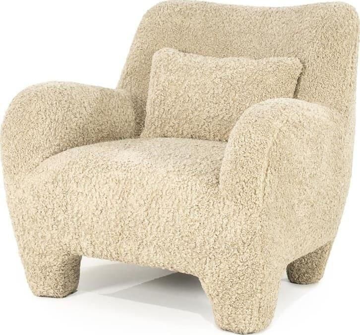 Eleonora Fauteuil Shaun Sheep stof Taupe