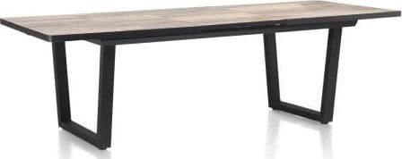 Henders en Hazel | Avalox uitschuiftafel 190 (+ 60) x 98 cm kleur driftwood v poot | Eettafels | Eettafel