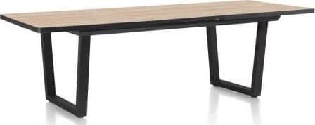 Henders en Hazel | Avalox uitschuiftafel 190 (+ 60) x 98 cm kleur oak natural vintage v poot | Eettafels | Eettafel