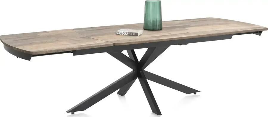 Henders en Hazel | Henders en Hazel | Pavalon uitschuiftafel 170(+60)x100cm driftwood | Eettafels | Uitschuiftafel | Eettafels | Uitschuiftafel