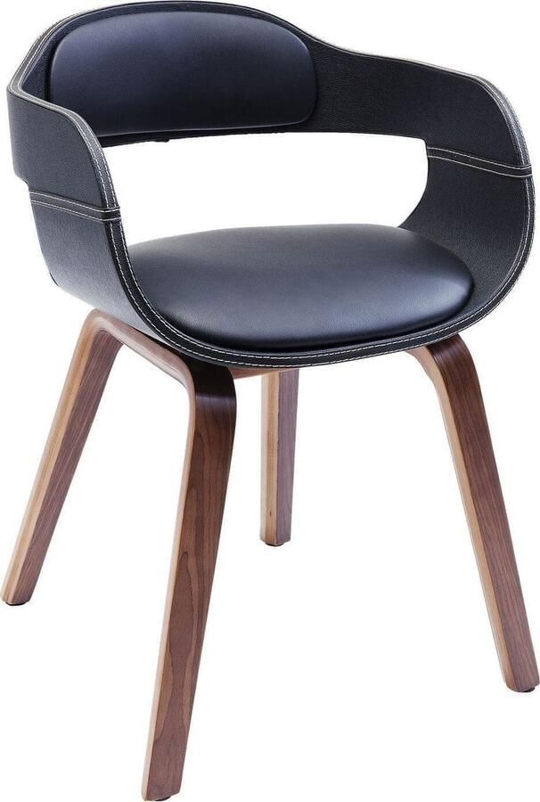 Kare Design | Armstoel Costa Walnut | Zitmeubels eetkamer | Armstoel