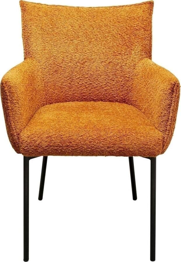 Kare Design | Armstoel Selma Orange | Zitmeubels eetkamer | Armstoel