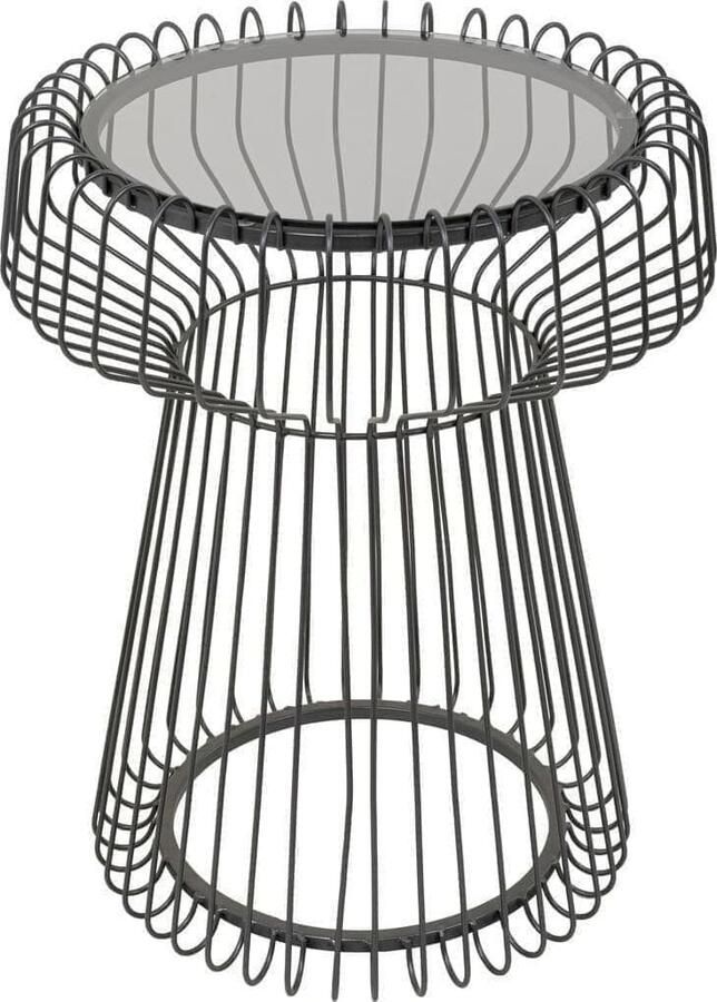 Kare Design | Bijzettafel Lisboa BlackØ38cm | Woonkamertafels | Bijzettafel