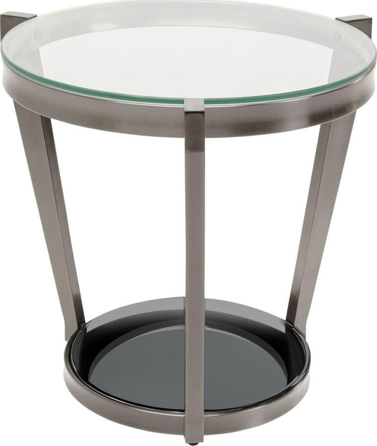 Kare Design | Bijzettafel Monocolo GraphiteØ50cm | Woonkamertafels | Bijzettafel