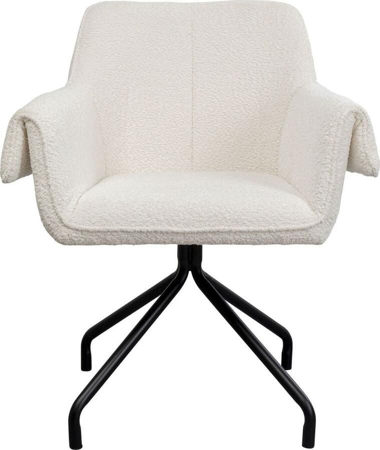 Kare Design | Draaistoel Bess Cream | Woonaccessoires | WoningdecoratieWoonaccessoire